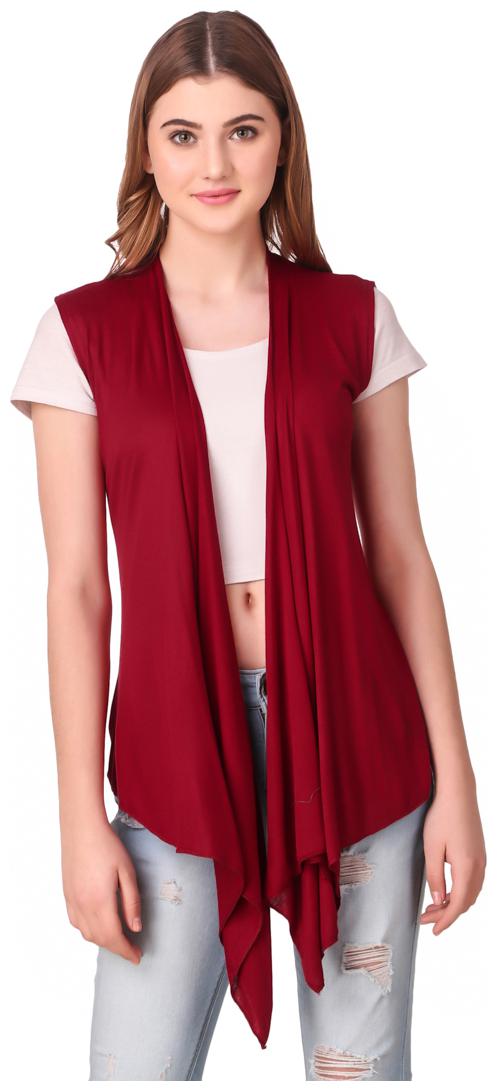 

Krishty Trading Women Shrug - Maroon
