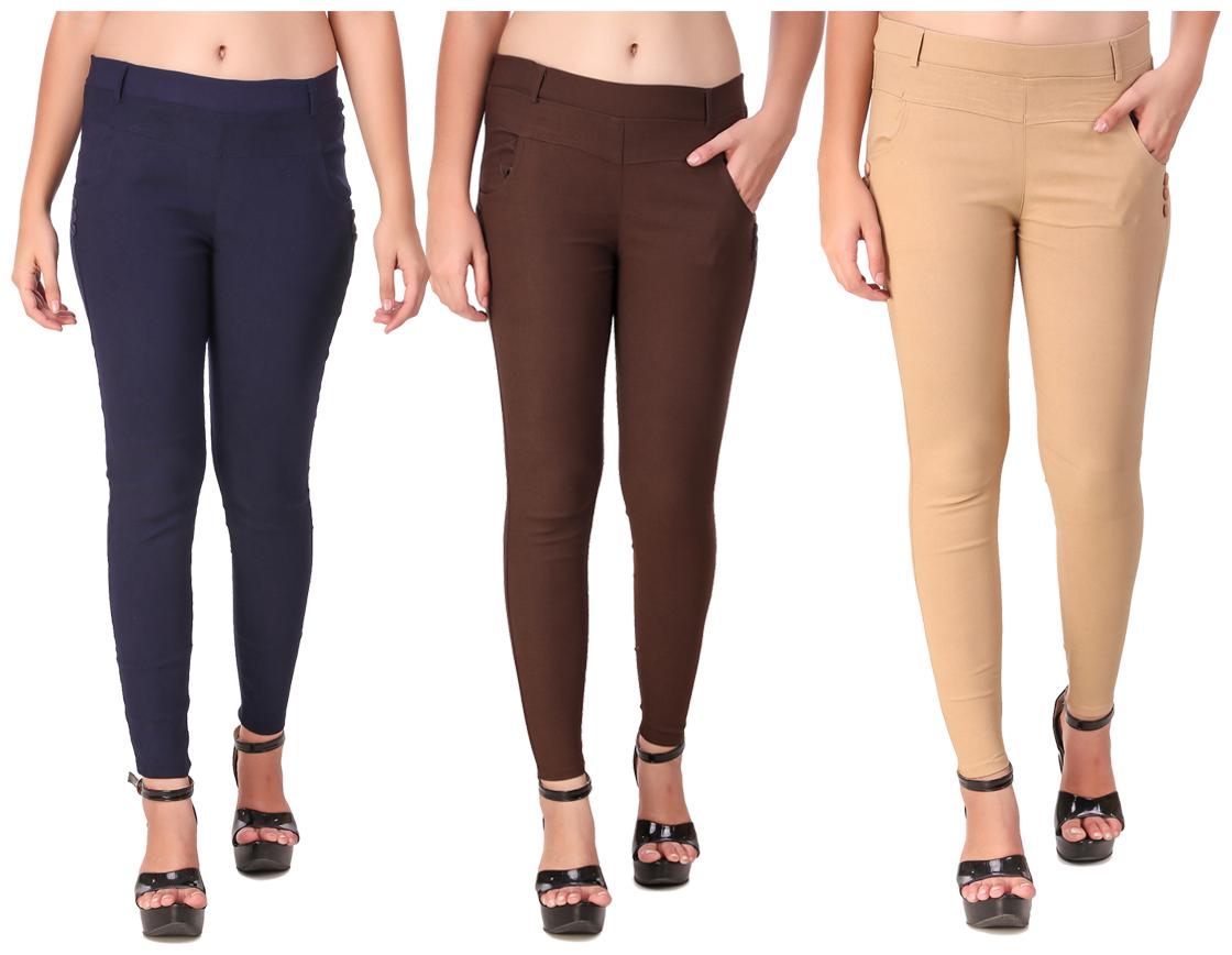 

Krishty Trading Women Multi Skinny fit Jegging