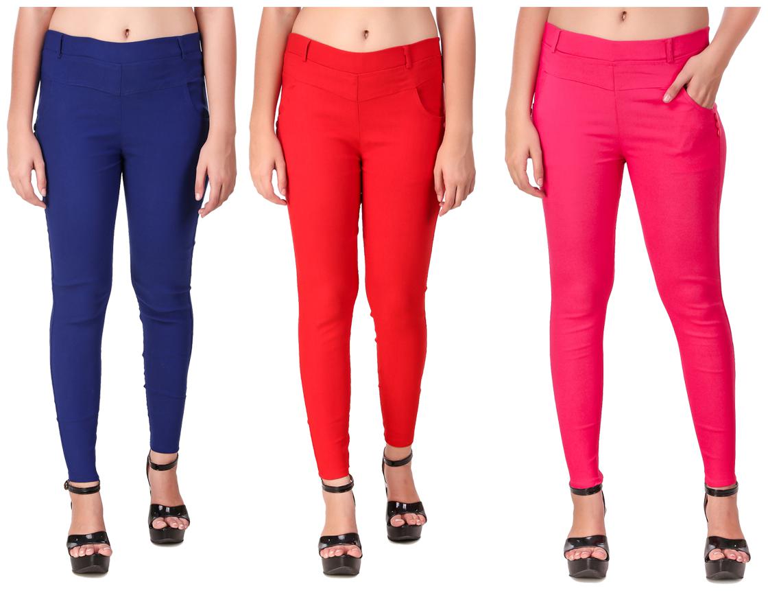 

Krishty Trading Women Multi Skinny fit Jegging