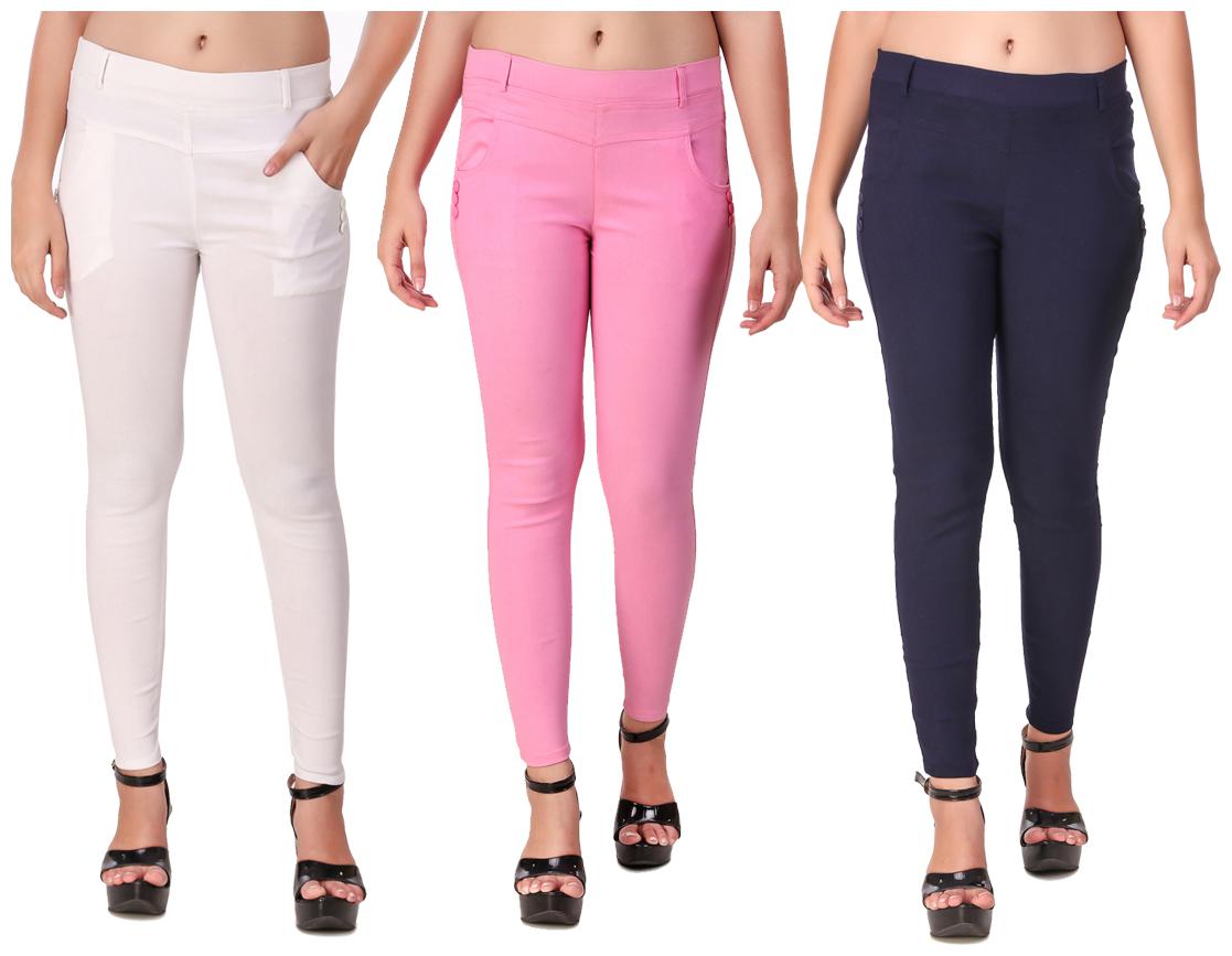 

Krishty Trading Women Multi Skinny fit Jegging