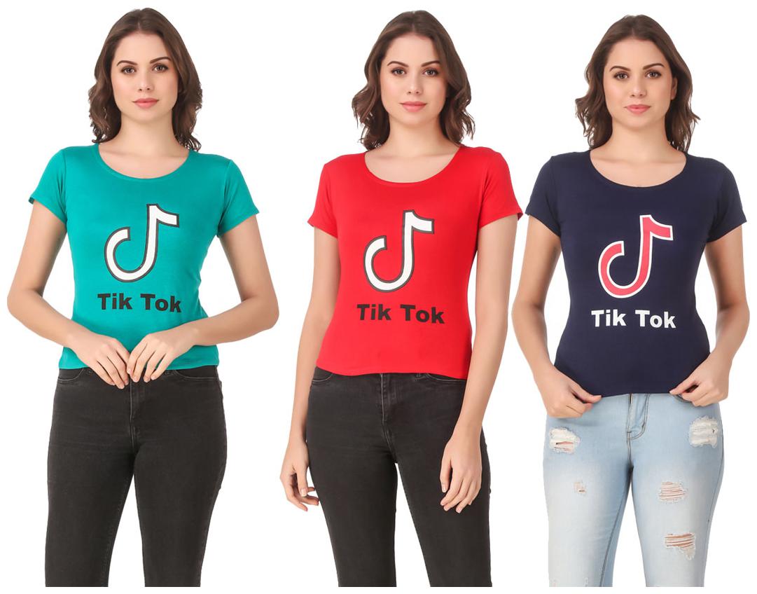 

Krishty Trading Lycra Casual Regular T Shirt Multi