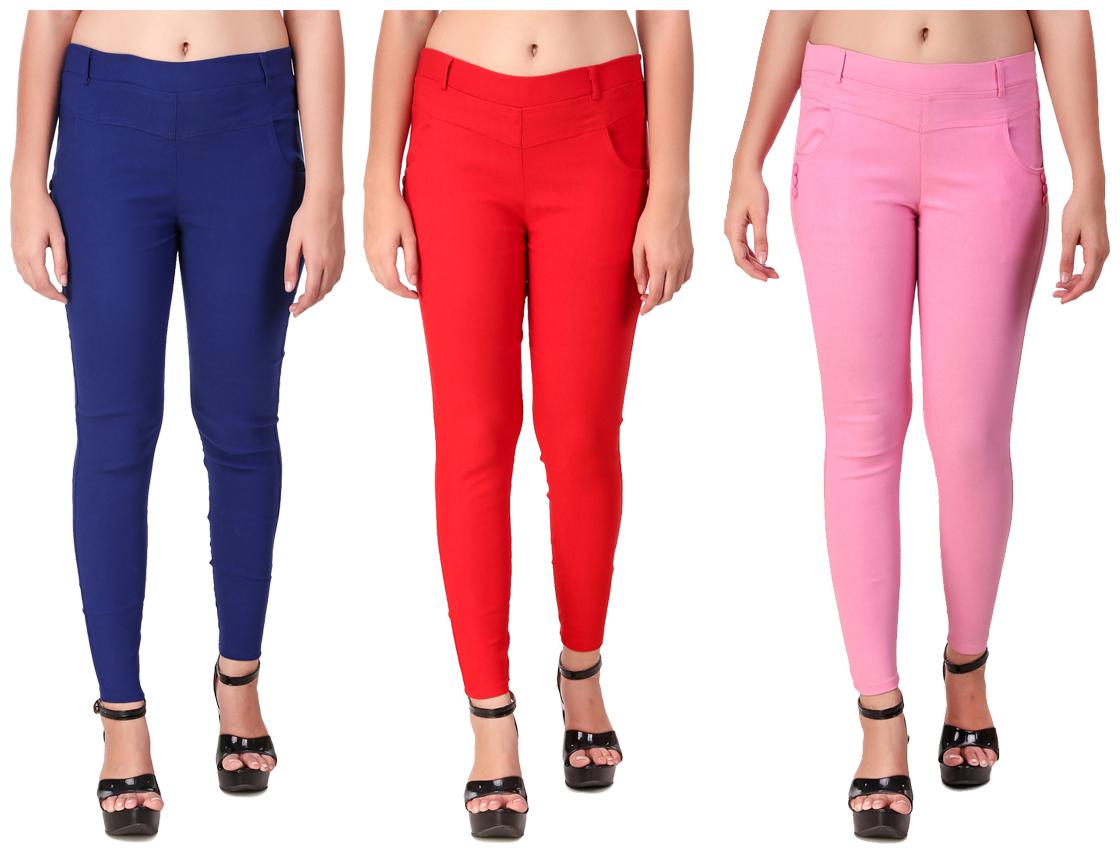 

Krishty Trading Women Multi Skinny fit Jegging