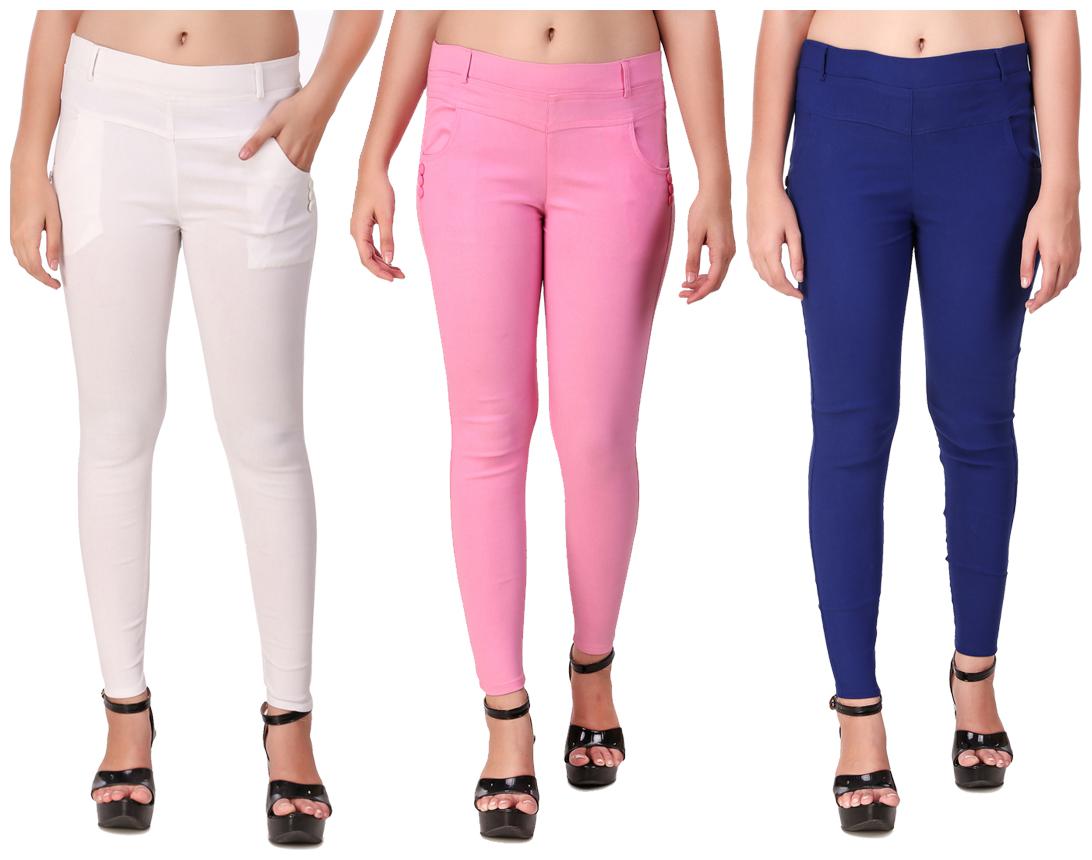 

Krishty Trading Women Multi Skinny fit Jegging