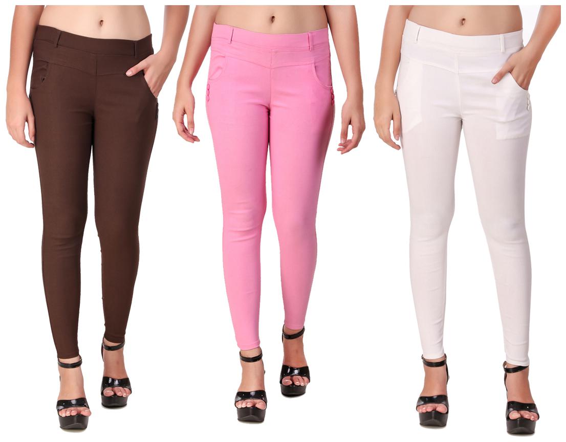 

Krishty Trading Women Multi Skinny fit Jegging