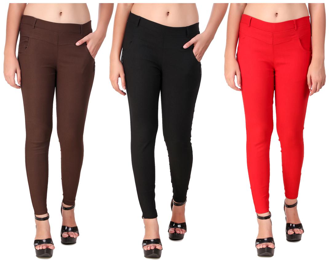 

Krishty Trading Women Multi Skinny fit Jegging