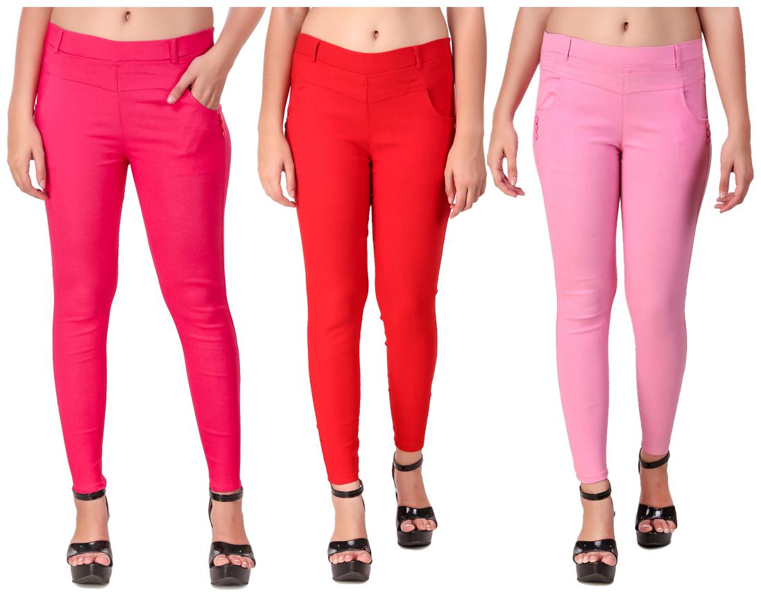 

Krishty Trading Women Multi Skinny fit Jegging