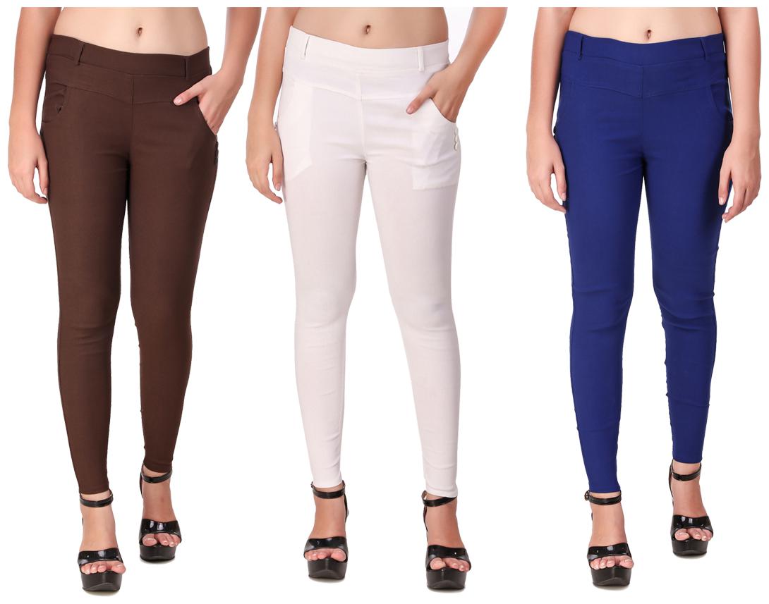 

Krishty Trading Women Multi Skinny fit Jegging