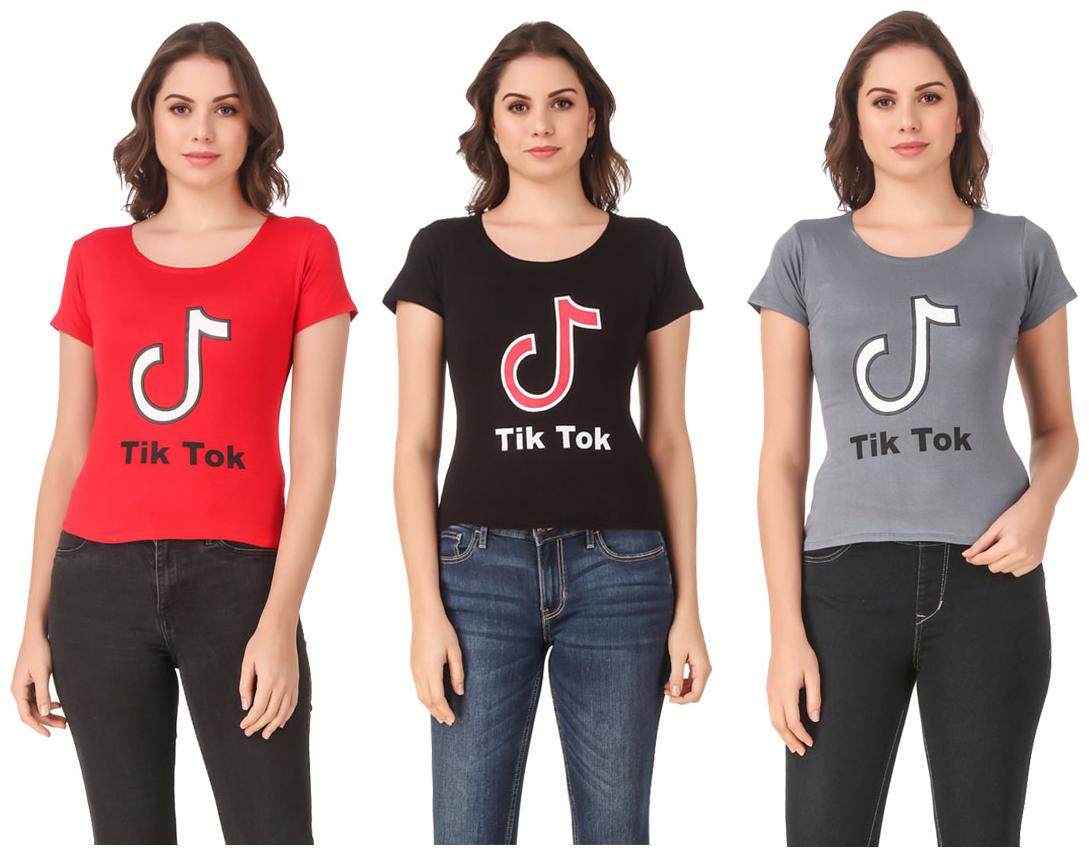 

Krishty Trading Lycra Casual Regular T Shirt Multi