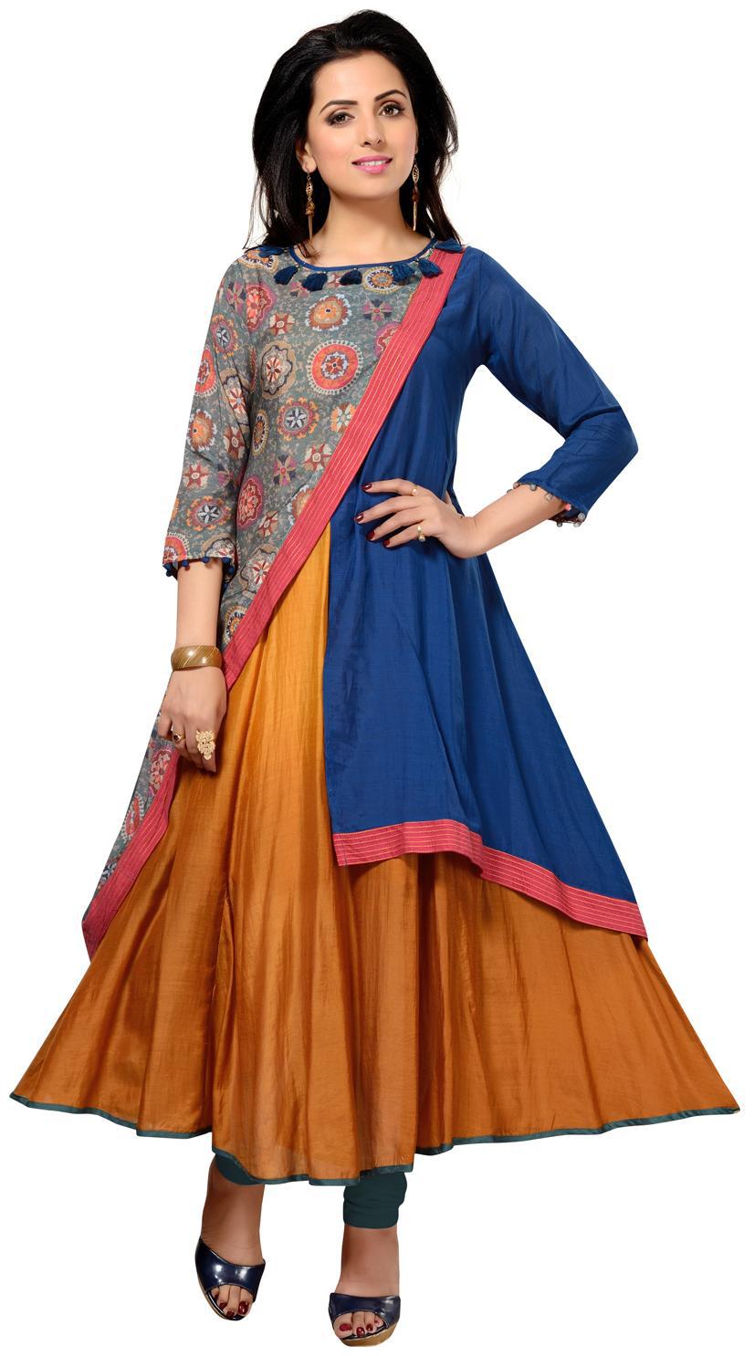

KRUSHA Women Multi Printed Anarkali Kurta