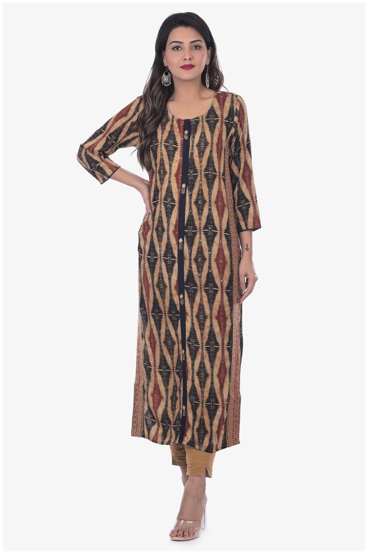 

Kumudini Women Multi Printed Straight Kurti
