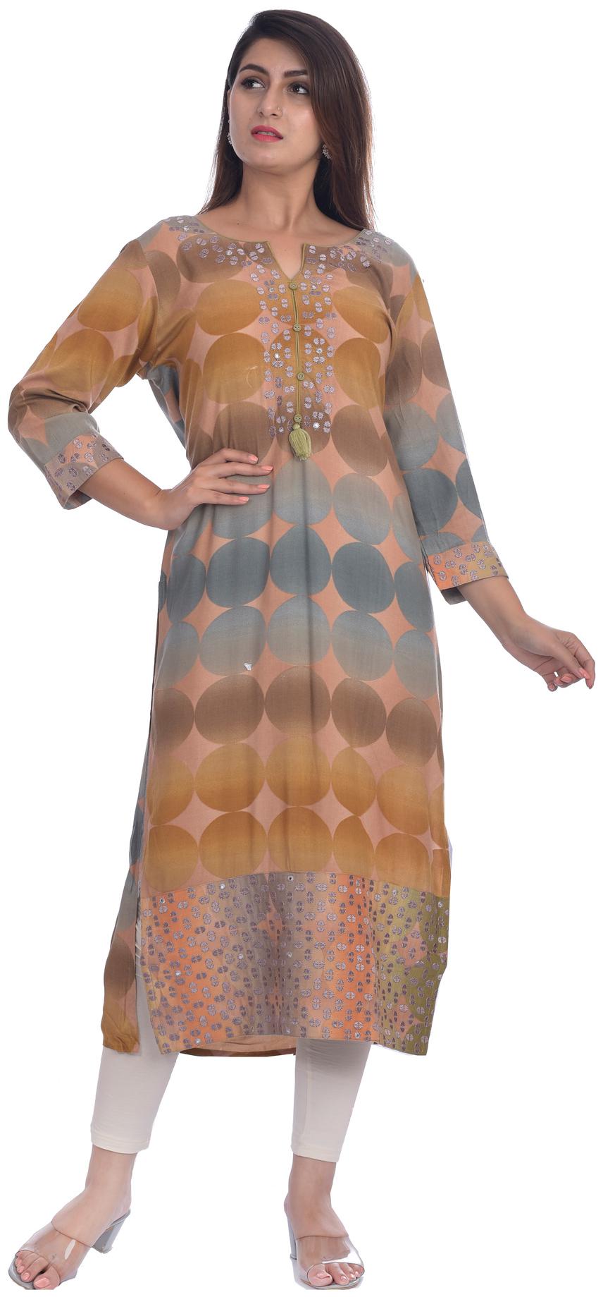 

Kumudini Women Multi Printed Straight Kurti