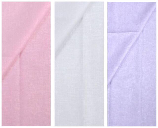 Kundan Sulz Gwalior Men's Executive Poly-Cotton ( Linen Look ) Shirt Fabric Combo Set ( 3 Shirt Pieces for Men )