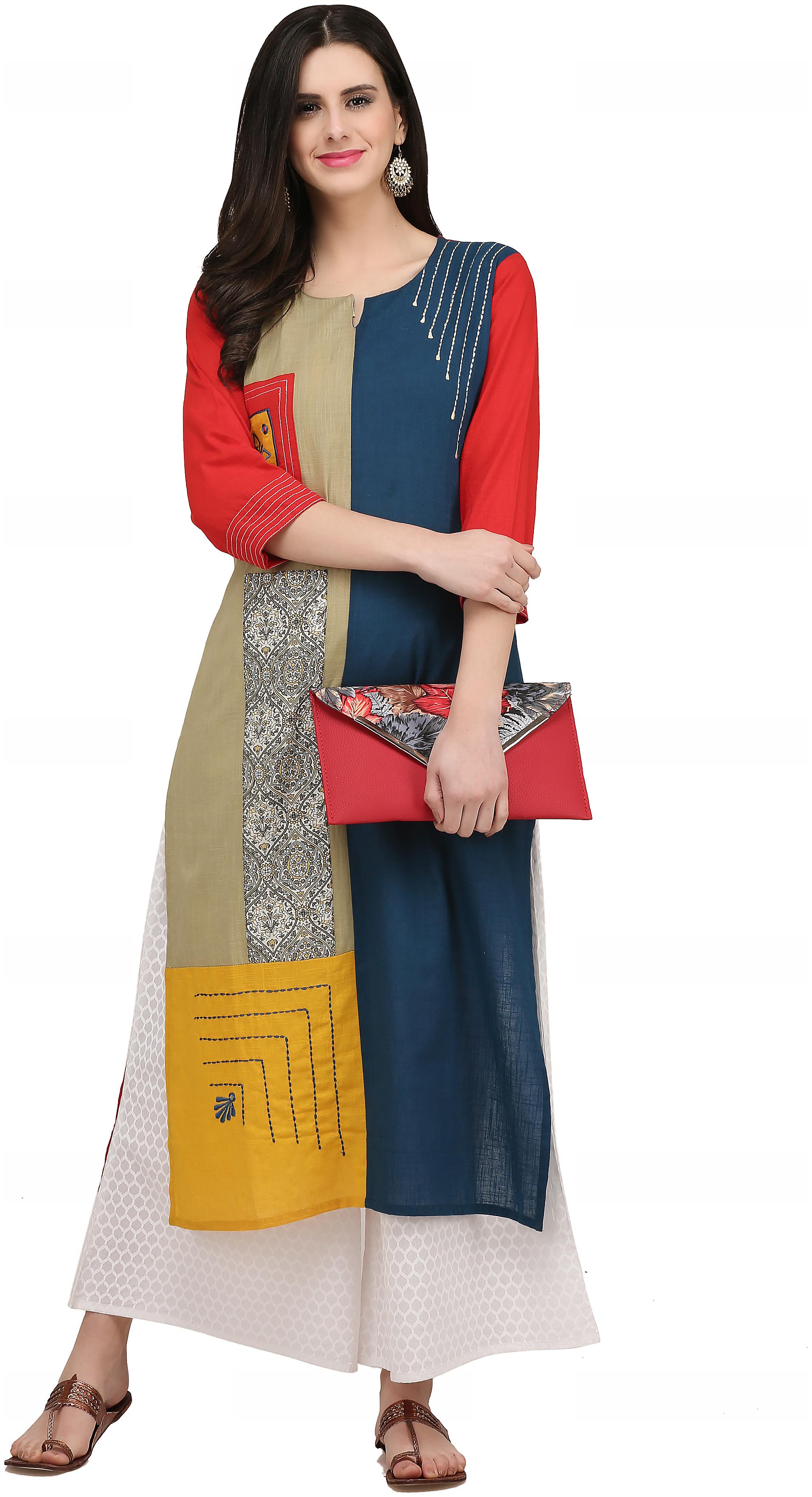 

kusum international Festive Party Printed Women Kurti