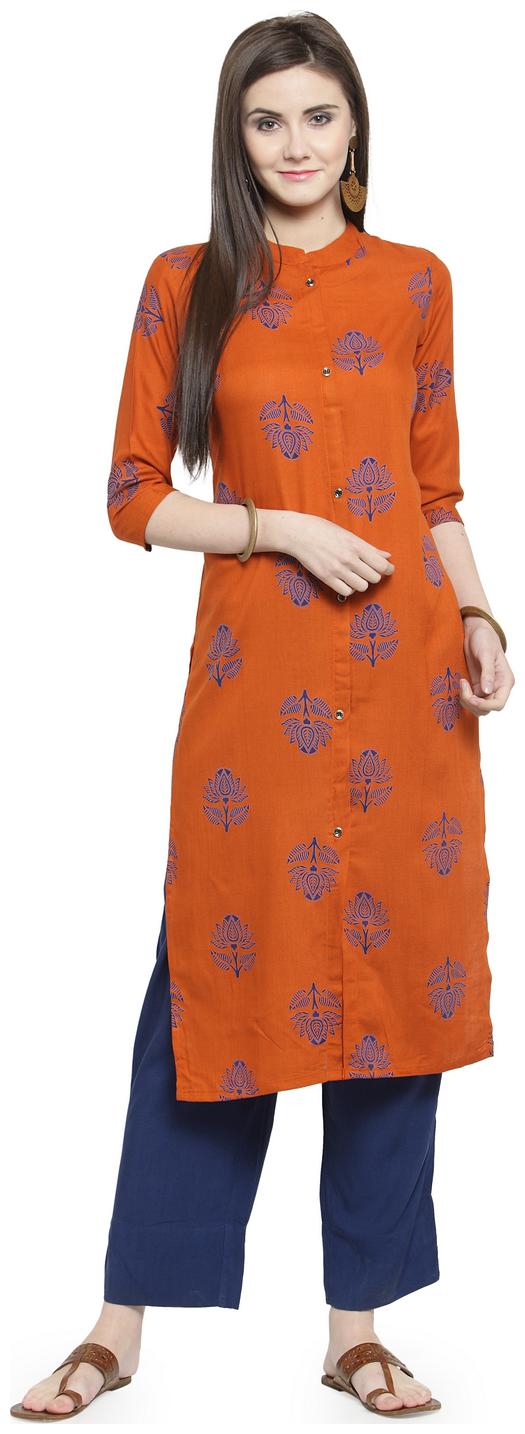 

kusum international Festive Party Printed Women Kurti