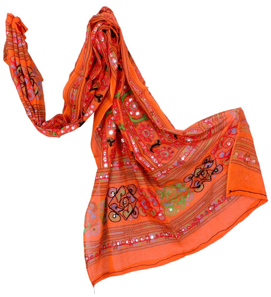 

Kutch Handmade Full Embroidered Dupatta Indian Traditional Wear Dupatta Mirror Work Embroidered Dupatta Women s Beautiful Cotton Dupatta