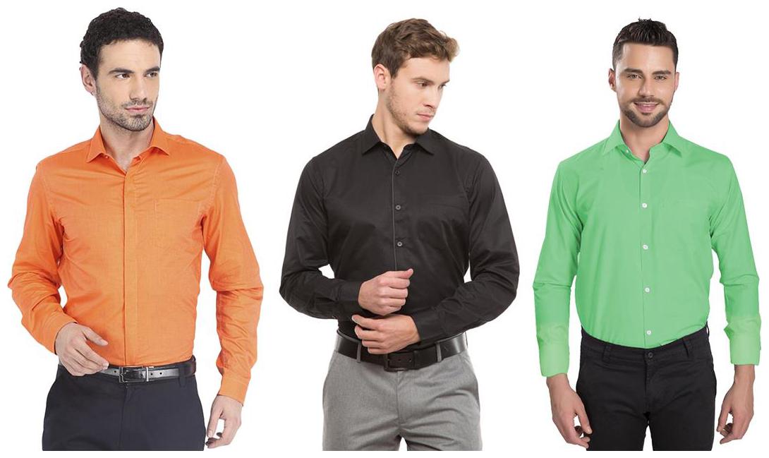 

LA MELODIA Men Regular fit Formal Shirt - Multi