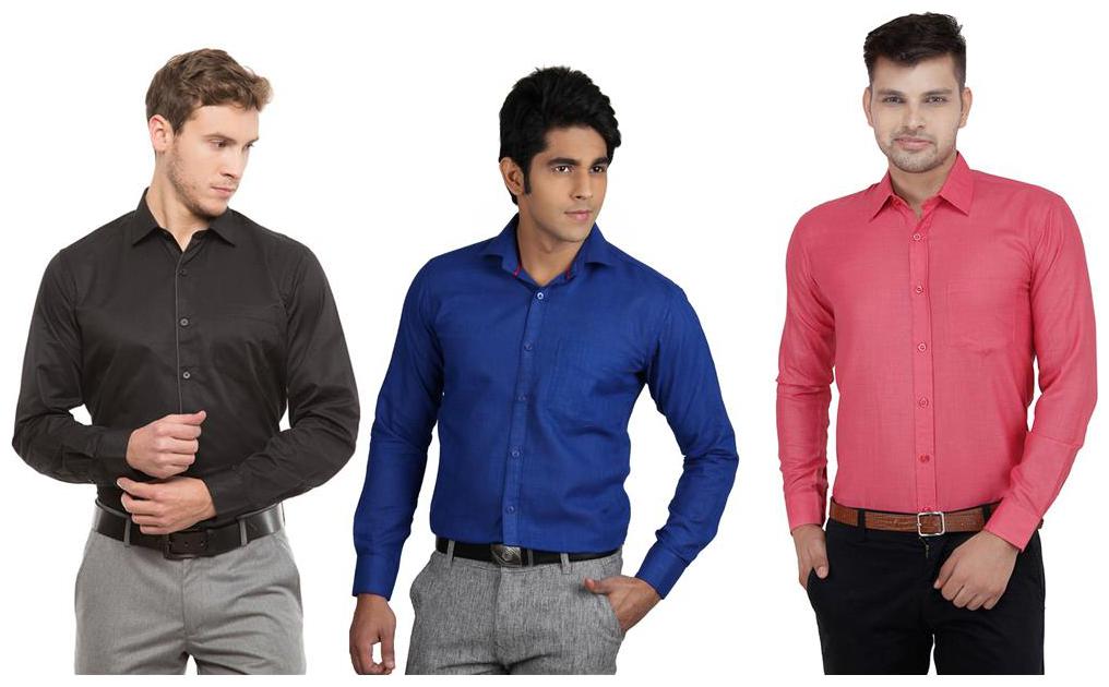 

LA MELODIA Men Regular fit Formal Shirt - Multi