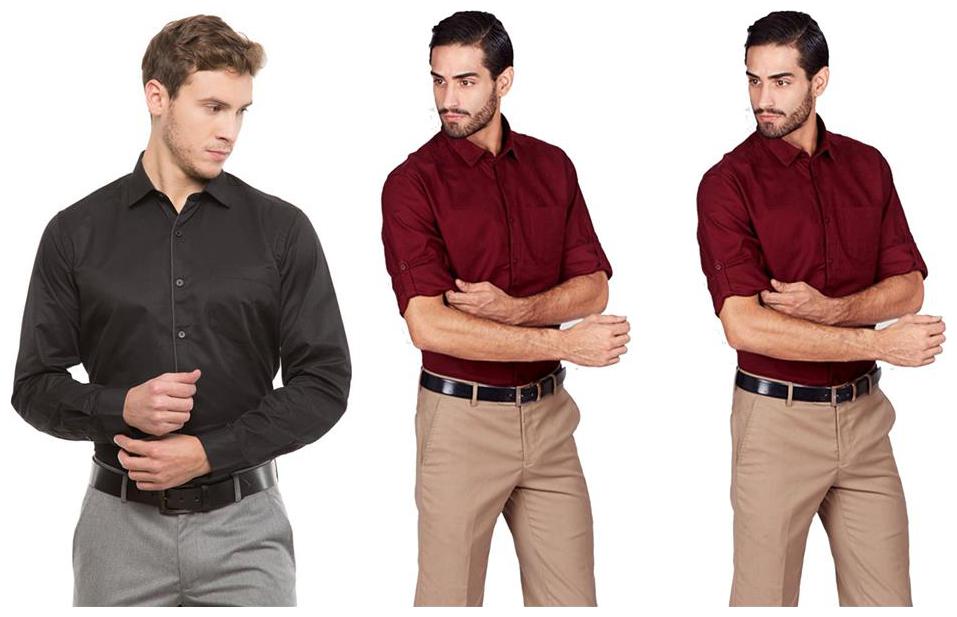 

LA MELODIA Men Regular fit Formal Shirt - Multi