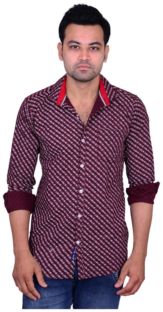 

La Milano Men Multi Printed Slim Fit Casual Shirt