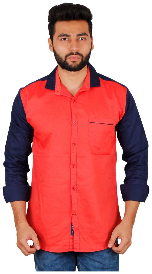 

La Milano Men Pink Abstract Slim Fit Casual Shirt