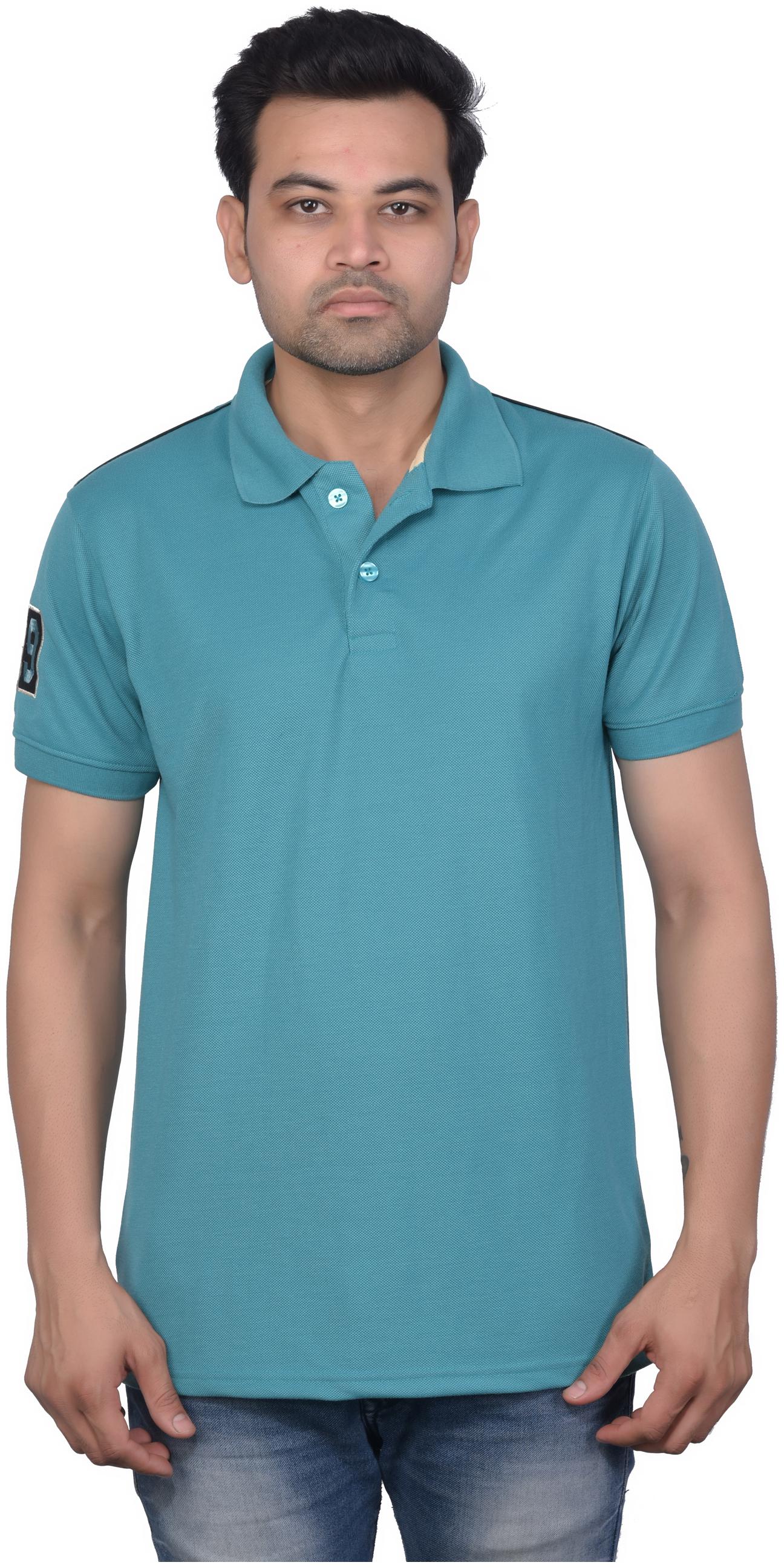 

La Milano Men Blue Slim fit Cotton Polo collar T-Shirt - Pack Of 1