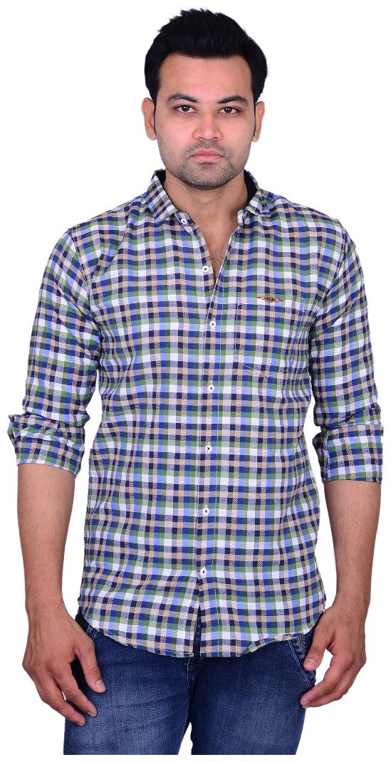 

La Milano Men Multi Checked Slim Fit Casual Shirt
