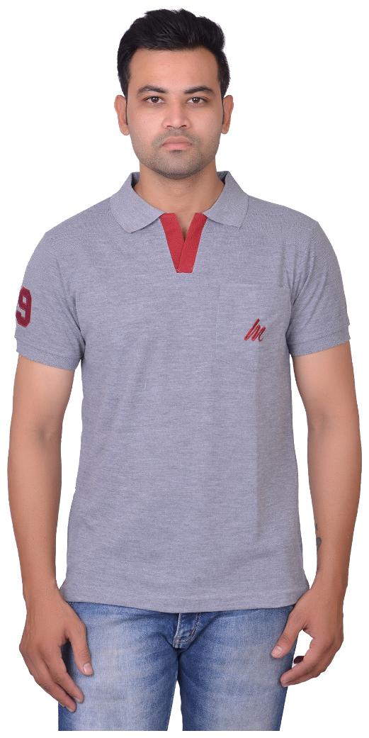 

La Milano Men Purple Slim fit Cotton Polo collar T-Shirt - Pack Of 1