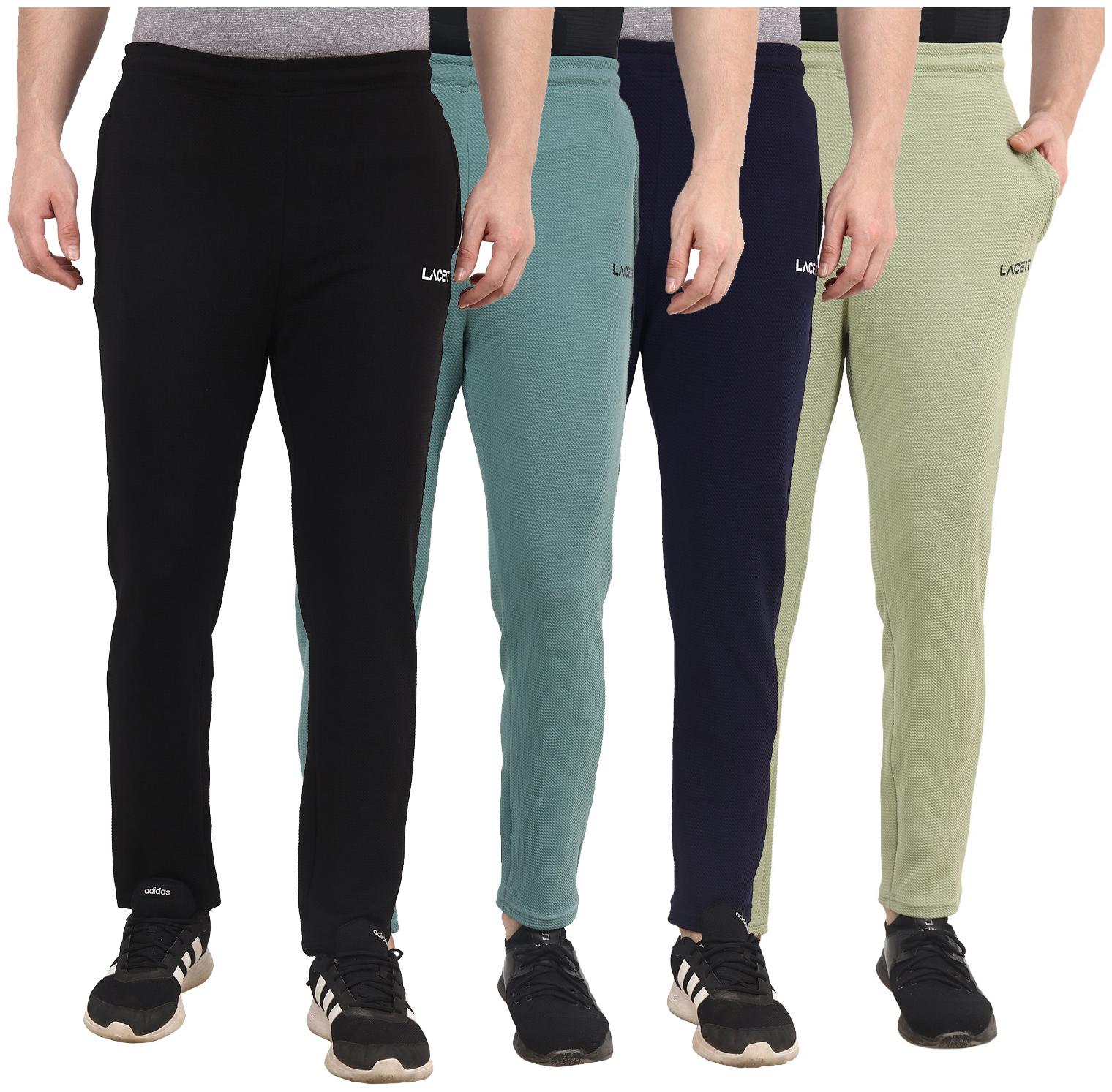 

LACE IT Men Multi Solid Regular fit Track pants