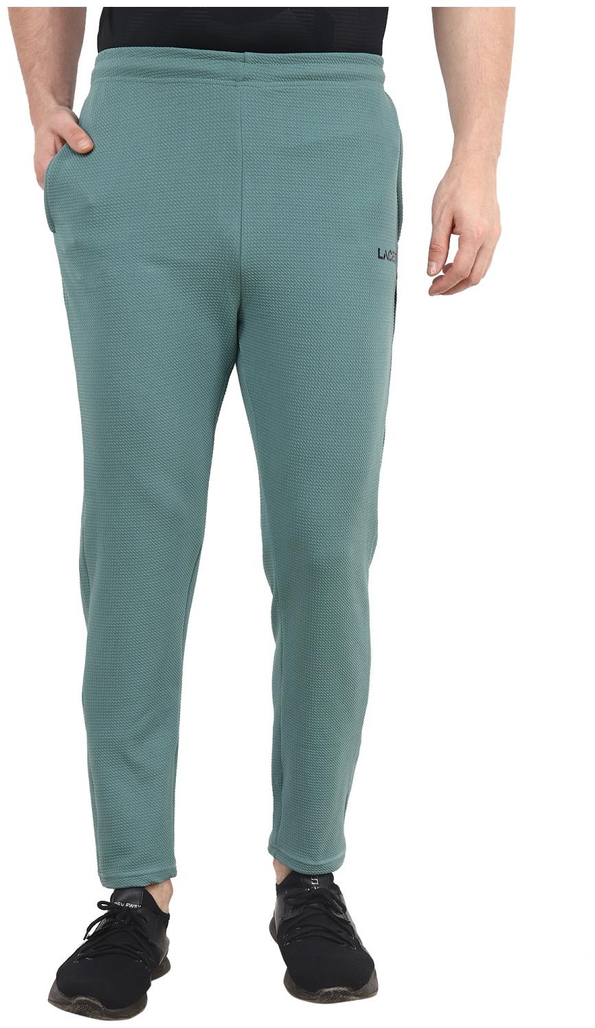 

LACE IT Men Green Solid Regular fit Track pants