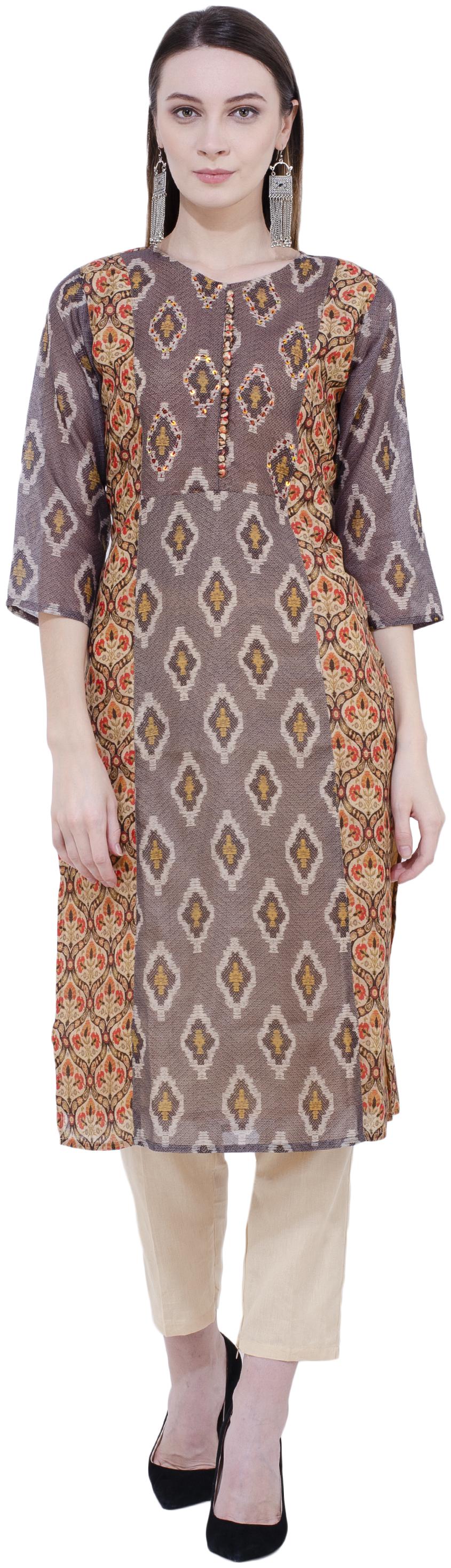 

LAGI Women Multi Printed Straight Kurti