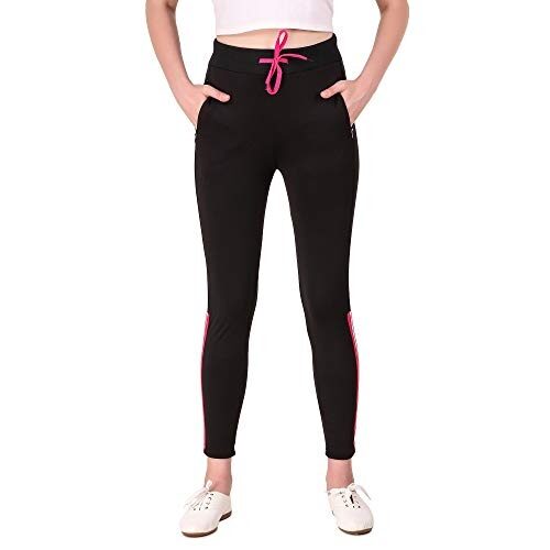 

Laiira Black strip Jeggings