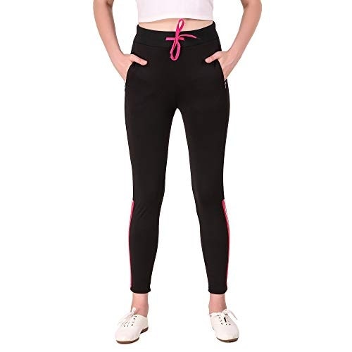 

Laiira Black strip Jeggings