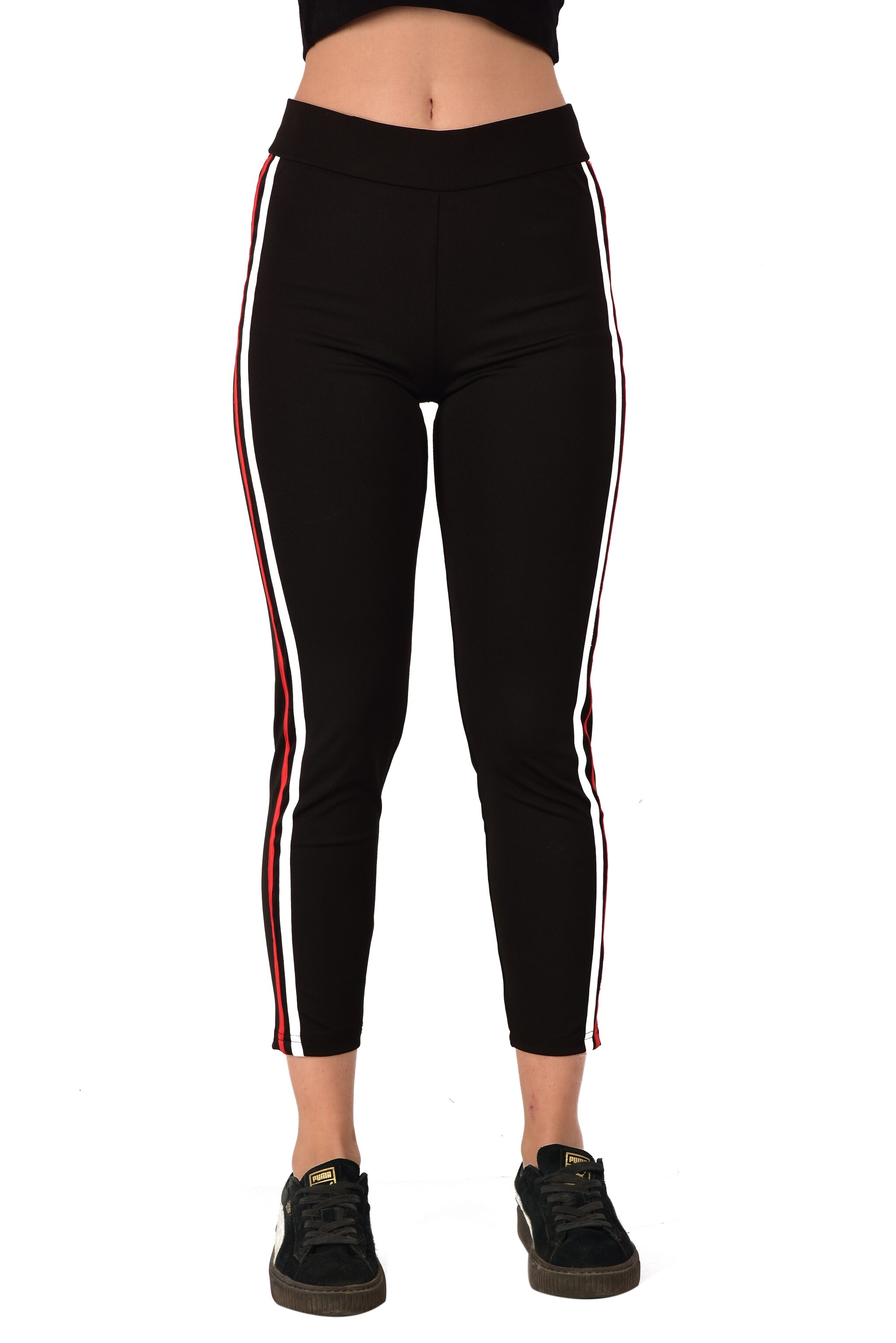 

Laiira Lycra Solid Black Jegging For Women