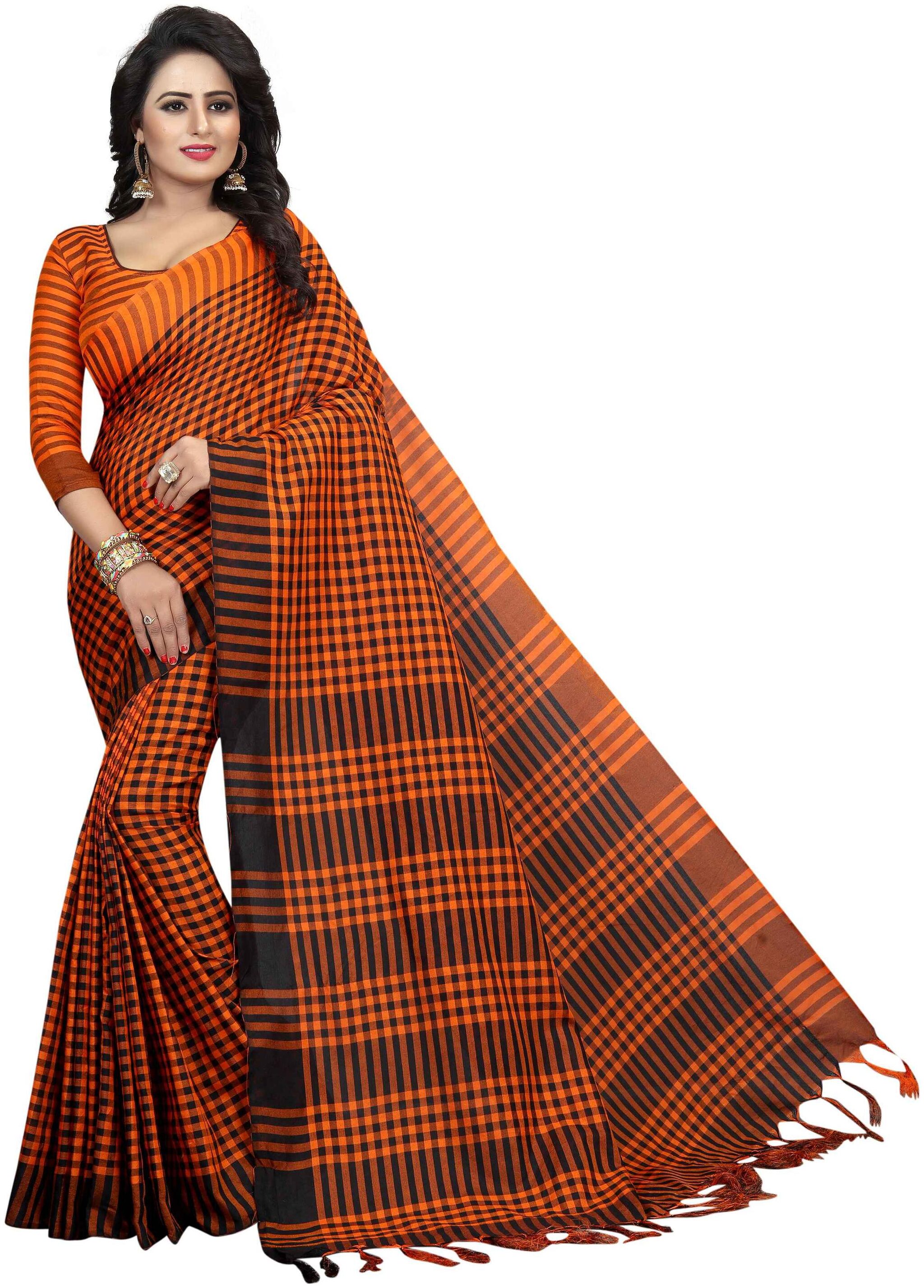 

Lake Prints Women s Blened Cotton Saree