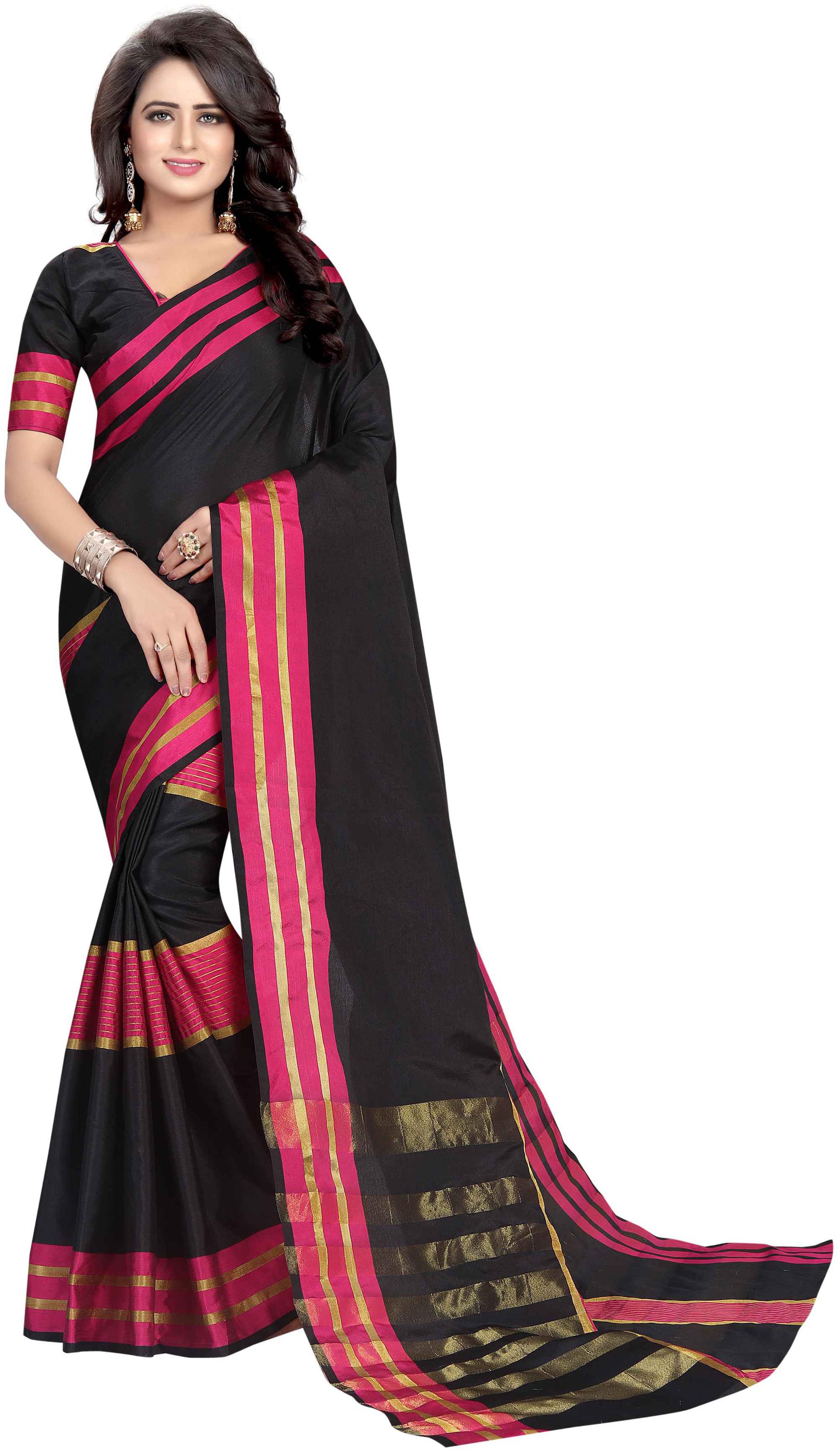 

Lake Prints Women s Blened Cotton Saree