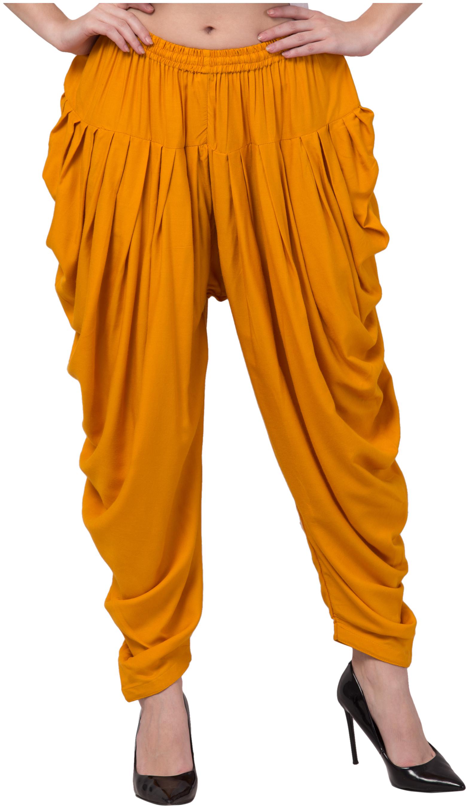 

Lalymart Viscose Rayon Dhoti - Mustard