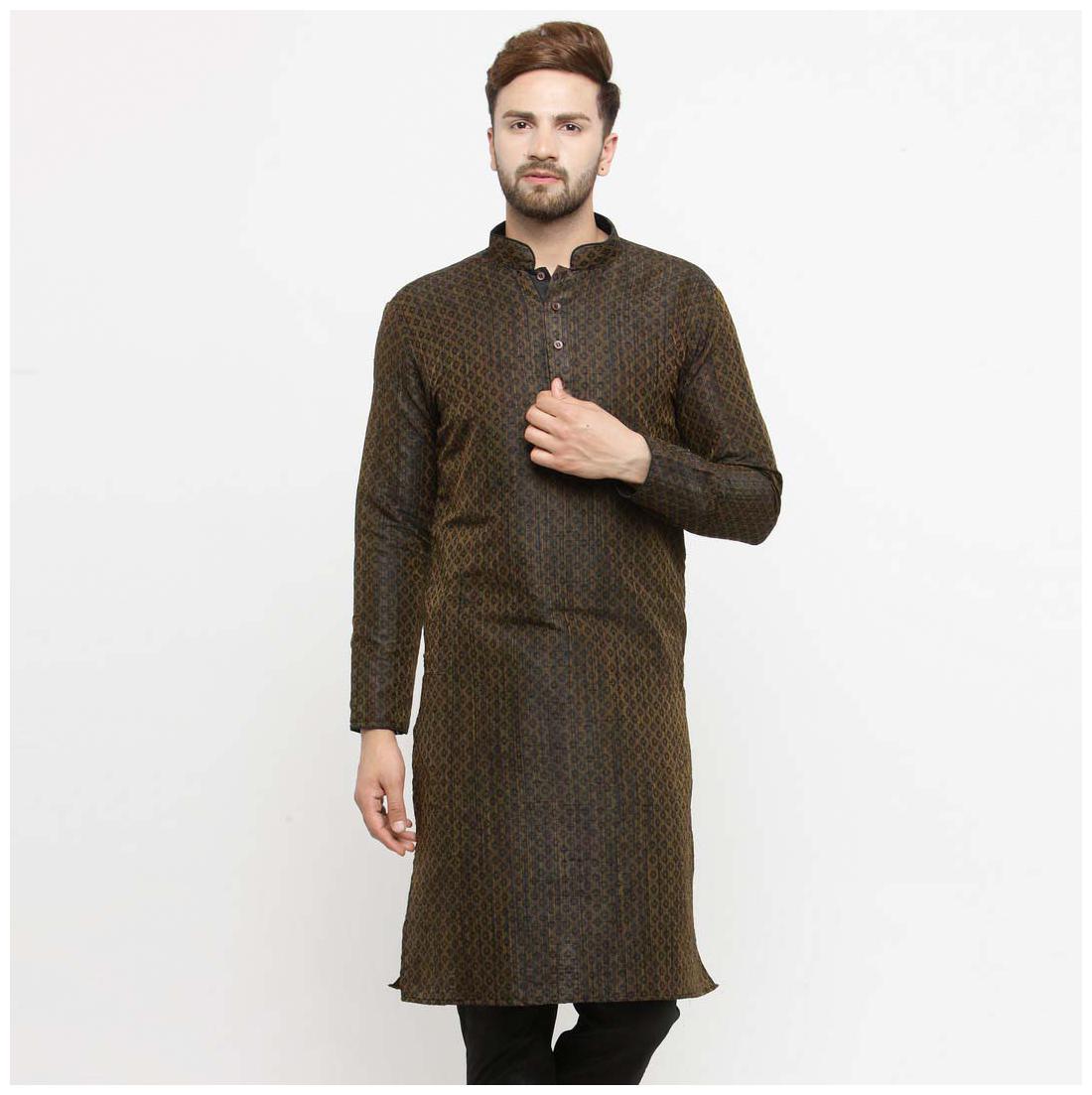 

Larwa Men Multi Regular Fit Kurta
