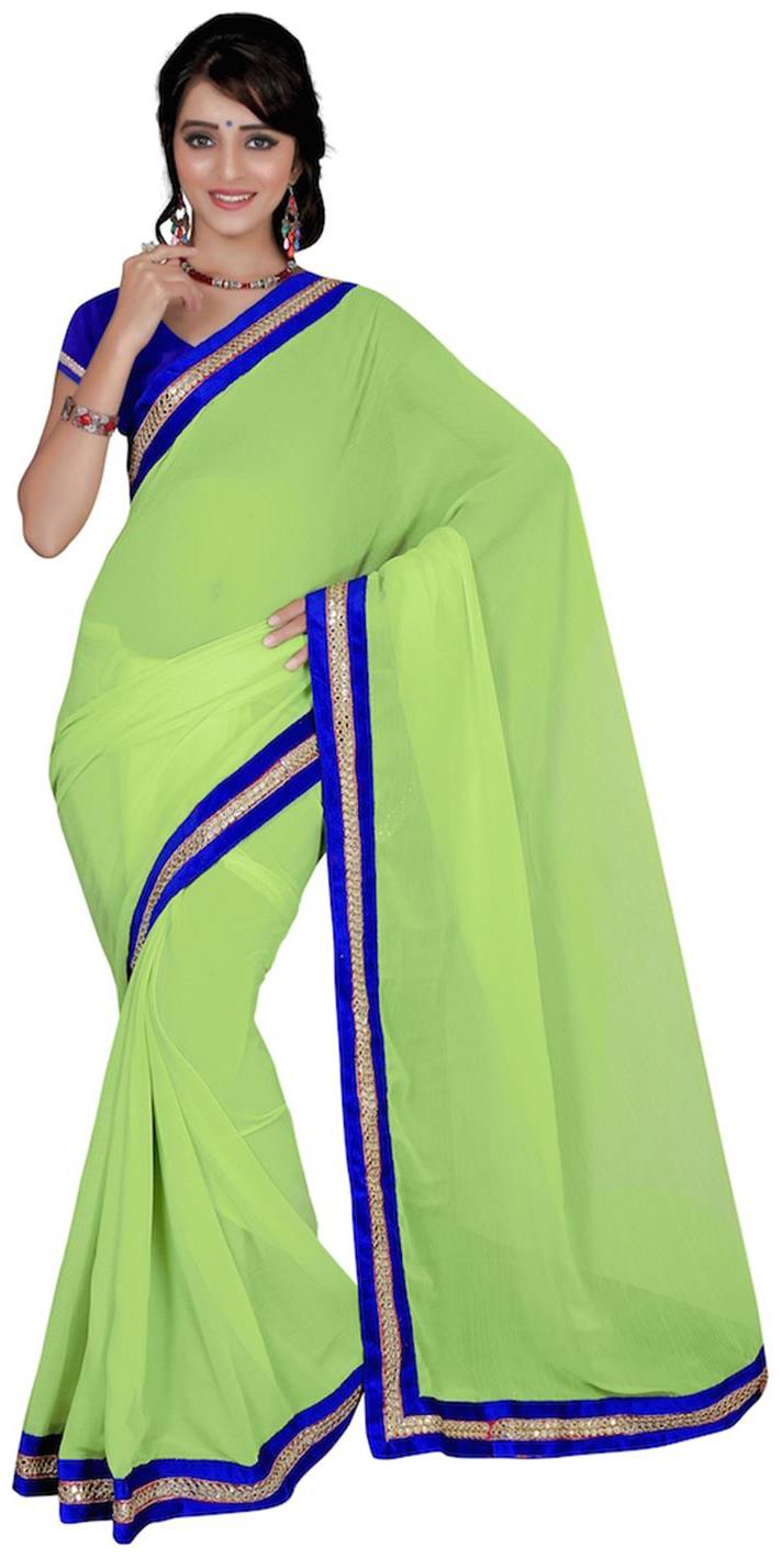 

Latest party wear Georgette Saree with Blouse and Perfect for summer