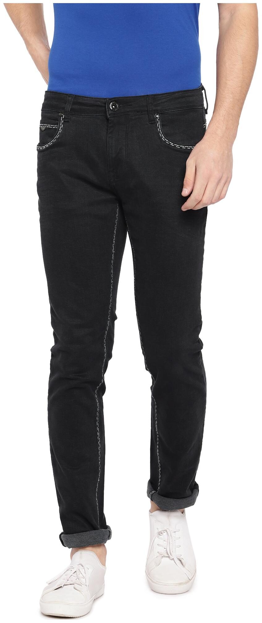 

Lawman Men Black Slim Fit Jeans