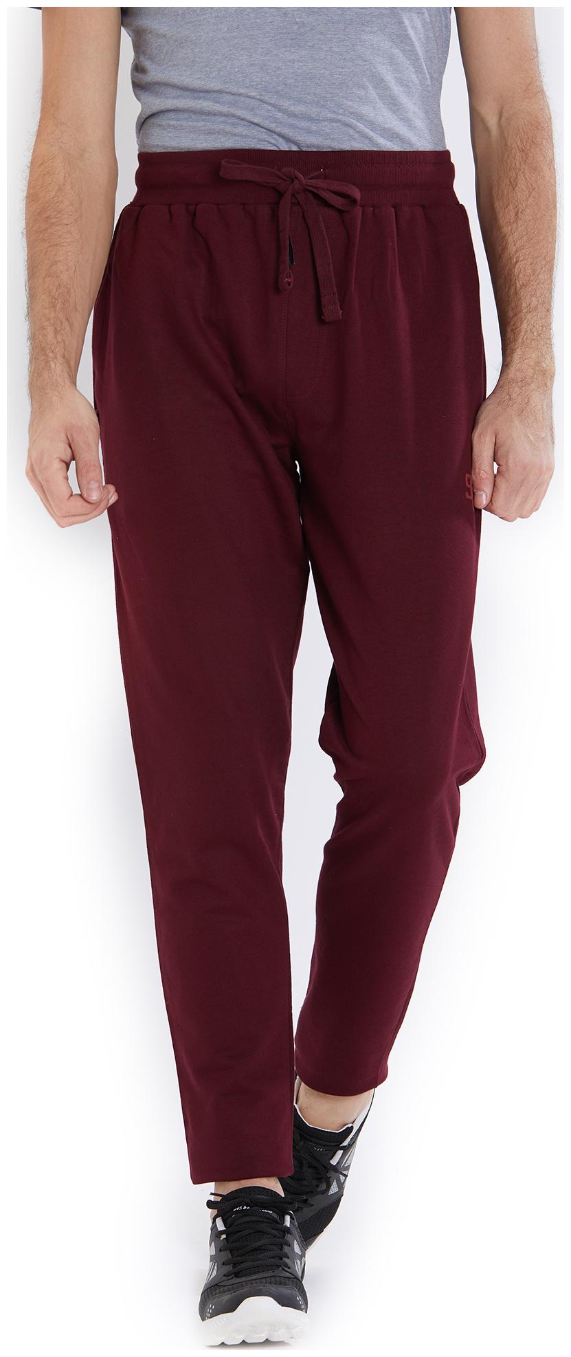 

Lawman Pg3 Men Maroon Solid Regular fit Track pants