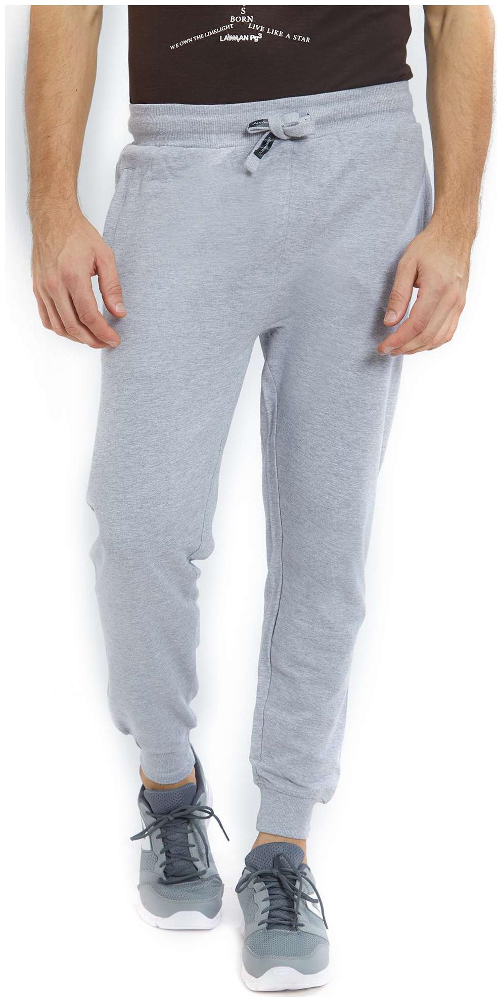 

Lawman Pg3 Men Grey Solid Regular fit Track pants