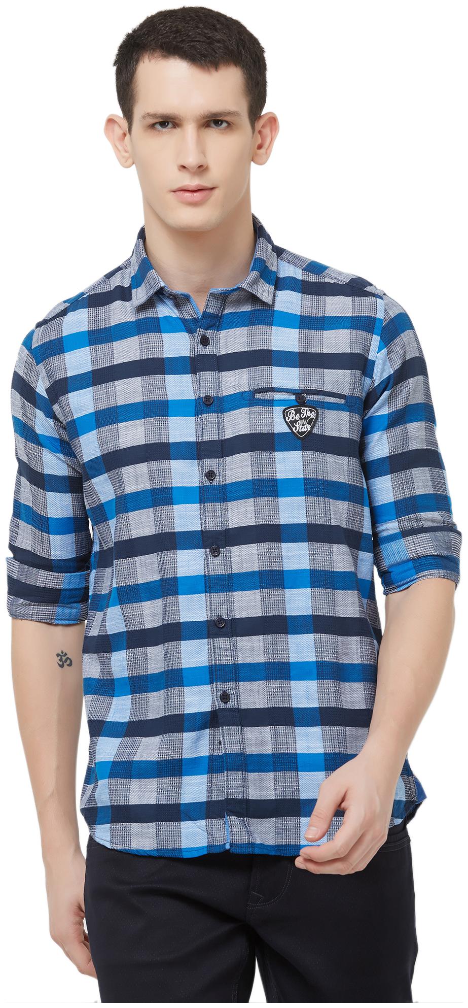 

Lawman Pg3 Men Multi Checked Slim Fit Casual Shirt