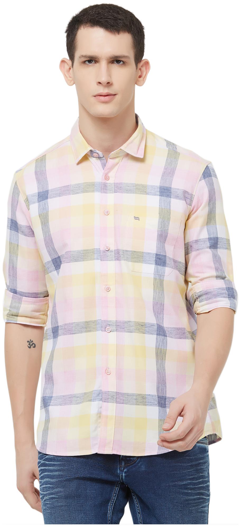

Lawman Pg3 Men Multi Checked Slim Fit Casual Shirt