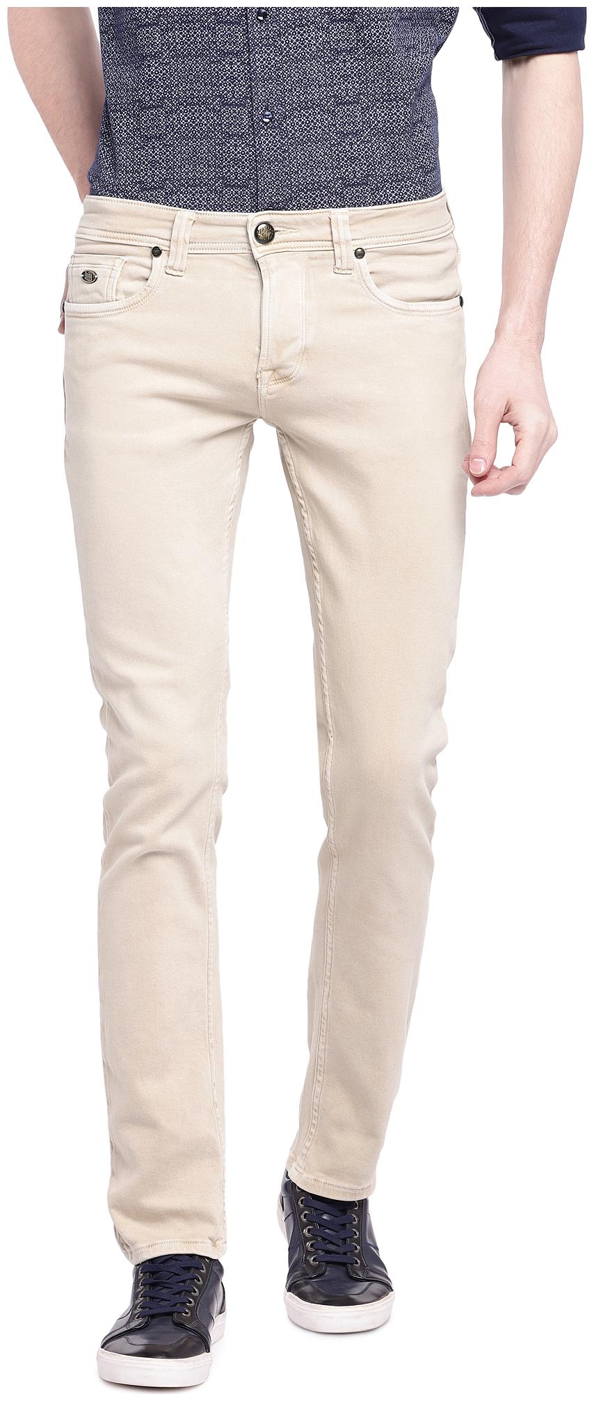 

Lawman Pg3 Men Beige Slim Fit Jeans