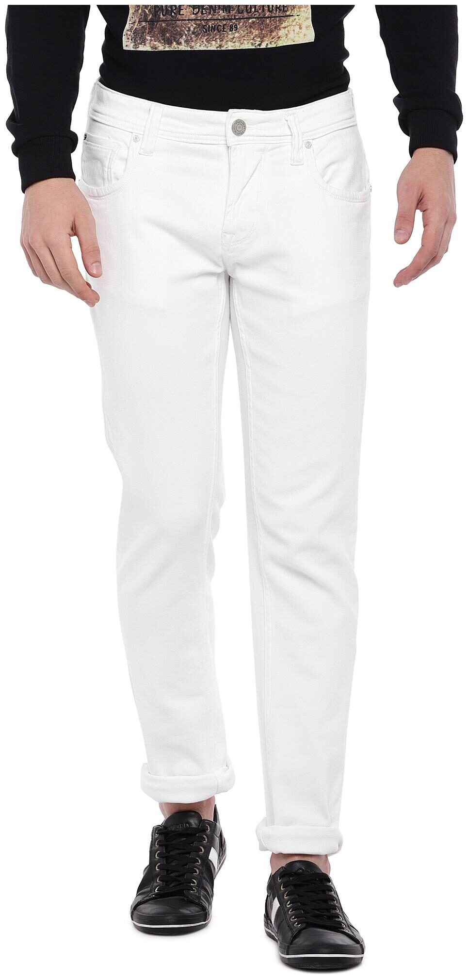 

Lawman Pg3 Men White Slim Fit Jeans