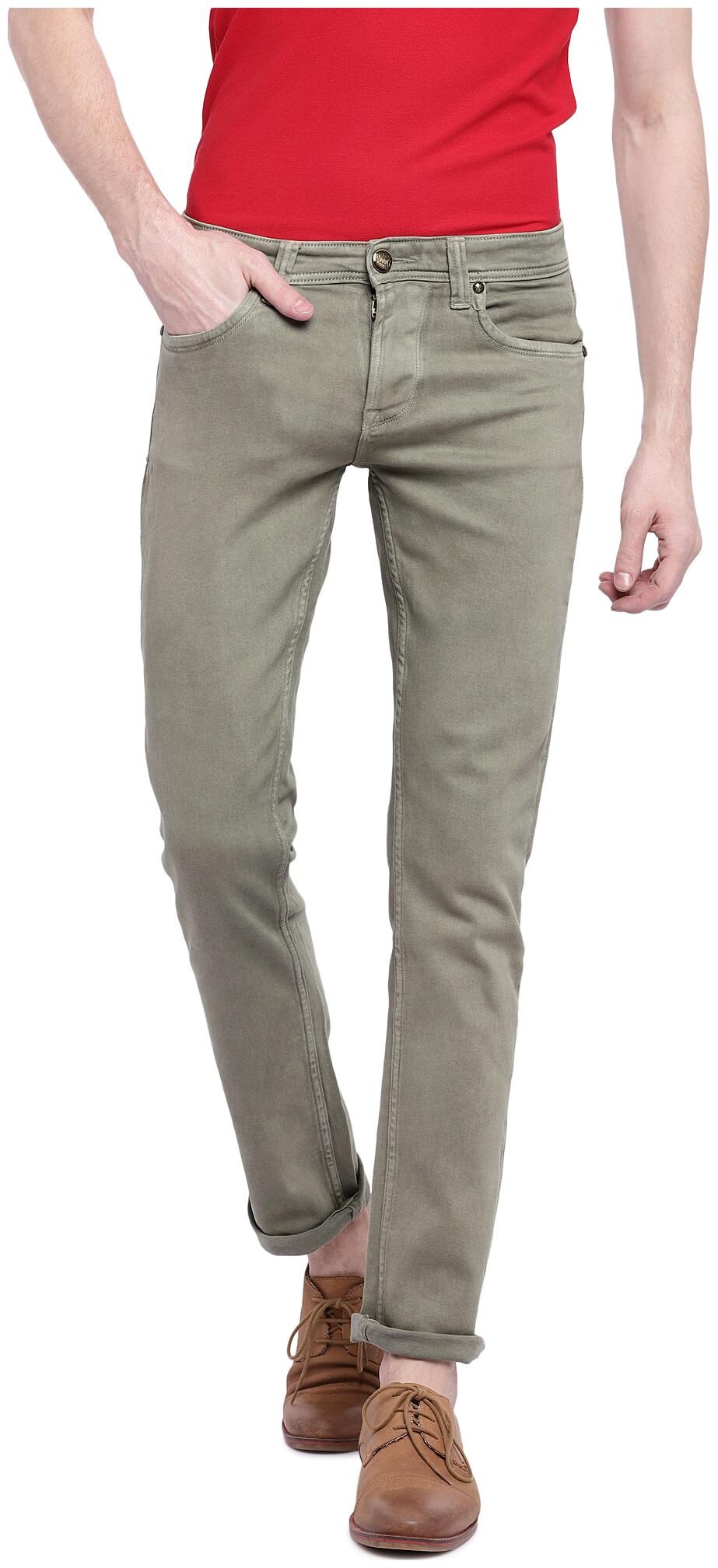 

Lawman Pg3 Men Beige Slim Fit Jeans