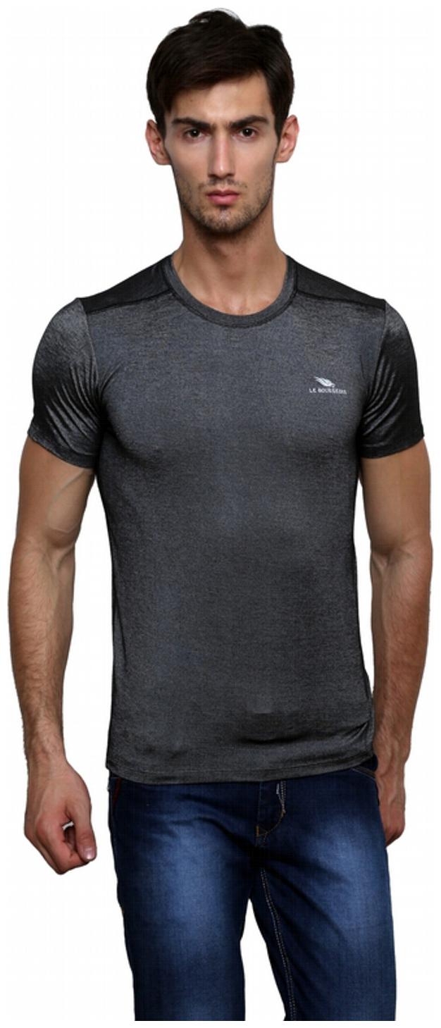 

Le Bourgeois Men Black Regular fit Cotton Round neck T-Shirt - Pack Of 1