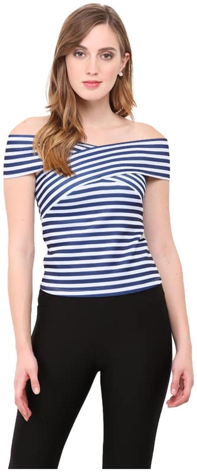 

Le Bourgeois Women Striped Regular top - Multi