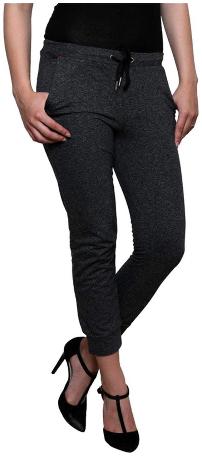 

Le Bourgeois Black Color Cotton Trackpant for Women