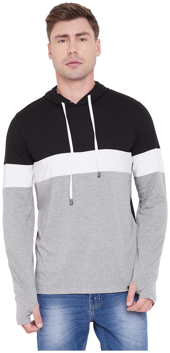 

Le Bourgeois Men Multi Hooded Hoodie